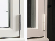 Hinges in grey or white